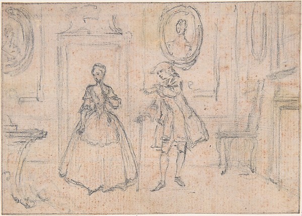 Study for an Engraving of "Songs in the Opera of Flora"