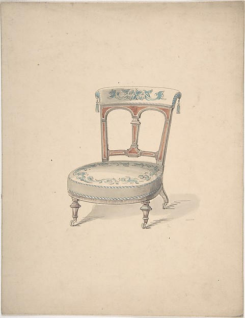 Design for a Low Chair on Casters