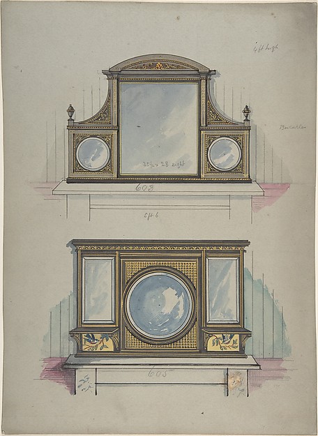 Design for Two Mirrors over Mantels