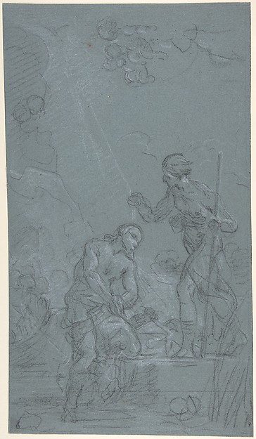The Baptism of Christ by Noël Hallé