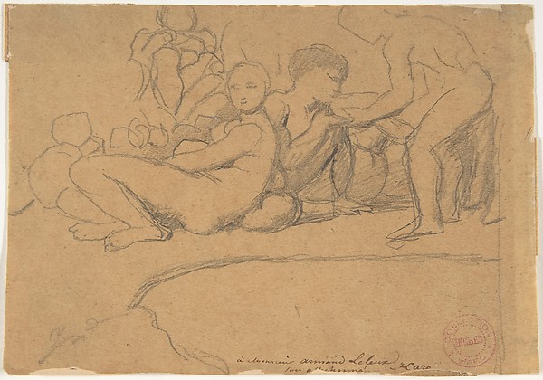 Nude Figures for L'Âge d'Or, Château de Dampierre