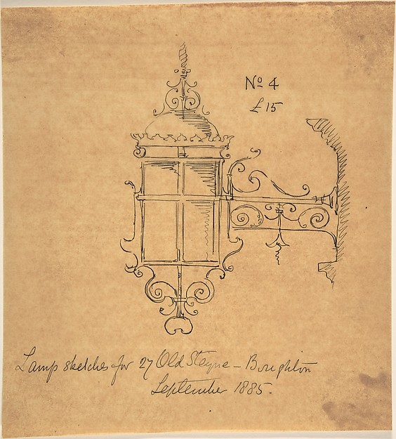 Lamp Design for 27 Old Steyne, Brighton