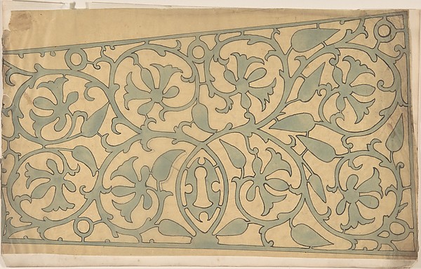 Panel of Ornament, possibly Metalwork