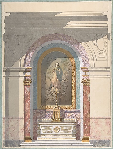 Design for Altar by Jules-Edmond-Charles Lachaise