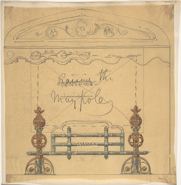 Design for a Grate by Anonymous, British, 19th century, The Metropolitan Museum of Art
