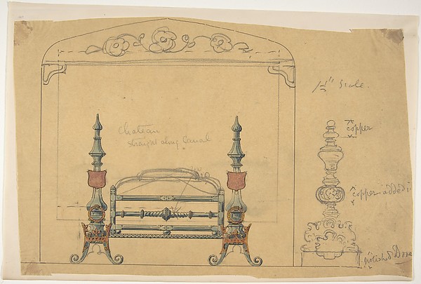 Design for a Grate and Surrounding Mantel