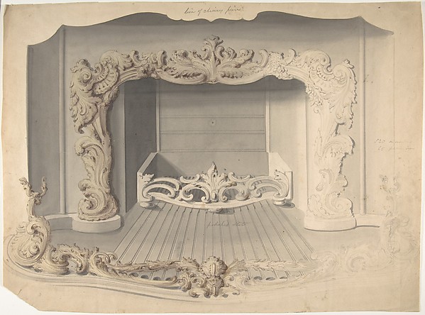Iron Grate with Acanthus Ornament