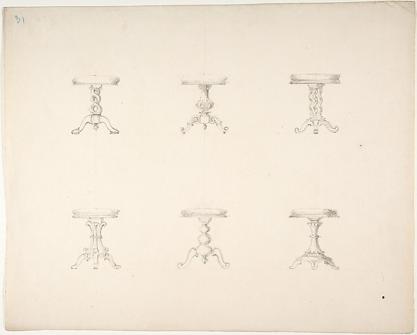 Design for Six Tripod Tables