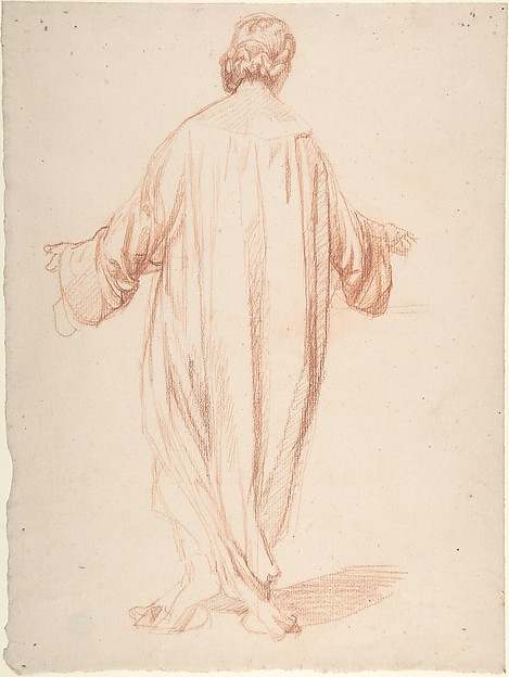 Back View of Standing Woman