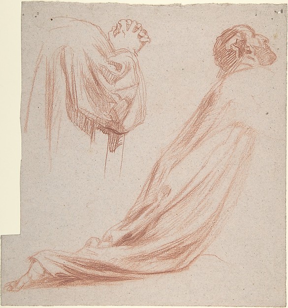Two Kneeling Figures