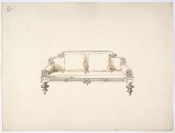 Design for a Sofa with Two Loose Cushions