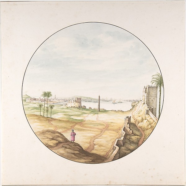 View of the Obelisk of Thutmosis III Seen from the Walls of Alexandria by Jan van Call, The Metropolitan Museum of Art