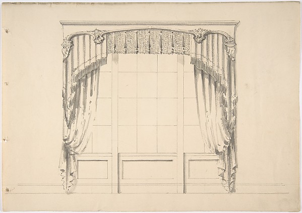 Design for Fringed Curtains