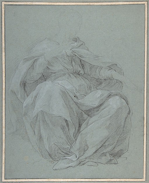 Seated Draped Figure