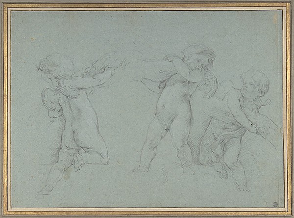 Putti Supporting a Garland