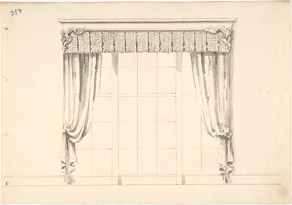 Design for Fringed Curtains