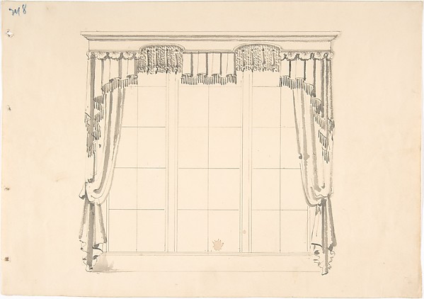Design for Fringed Curtains
