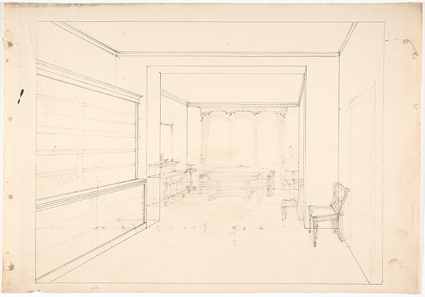 Perspective Drawing of an Interior