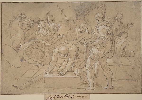Historical Scene (Composition Study for Chapelle de Guise)