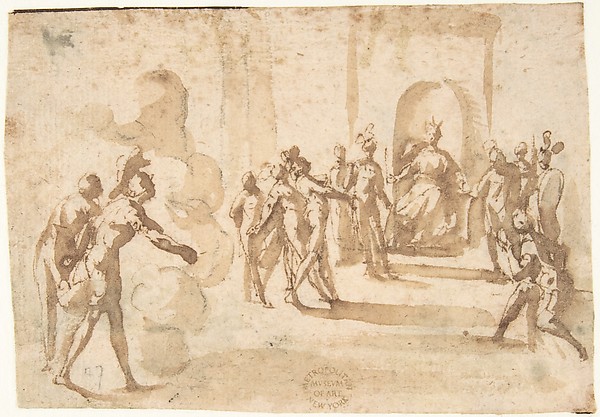 Aeneas and Achates Entering Dido's Palace in a Cloud
