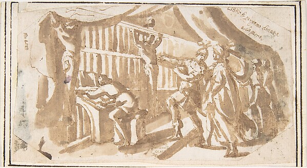 The Library of Pergamus Given to Cleopatra