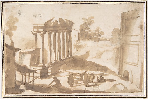 Landscape with a Ruined Temple
