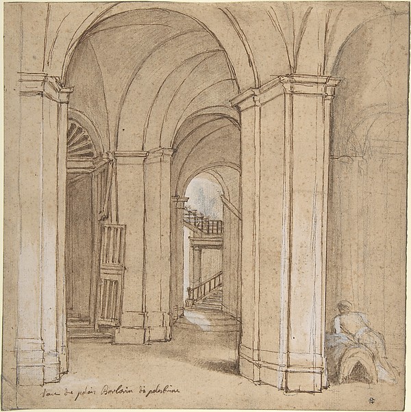 Staircase in the Palazzo Barberini, Palestrina