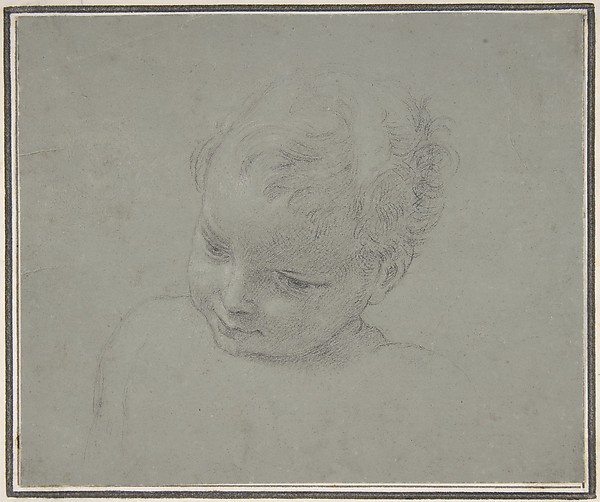Bust-Length Study of a Child