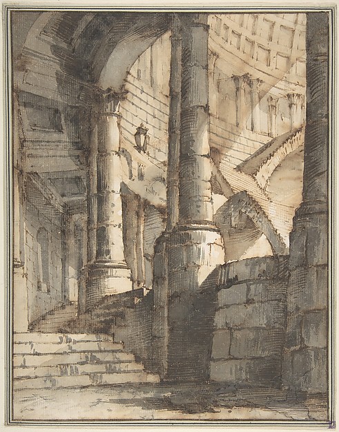 Framed Design for a Stage Set.