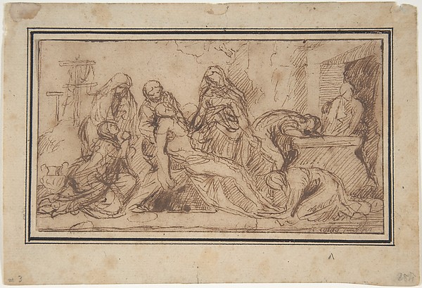 The Entombment by Nicolas Poussin