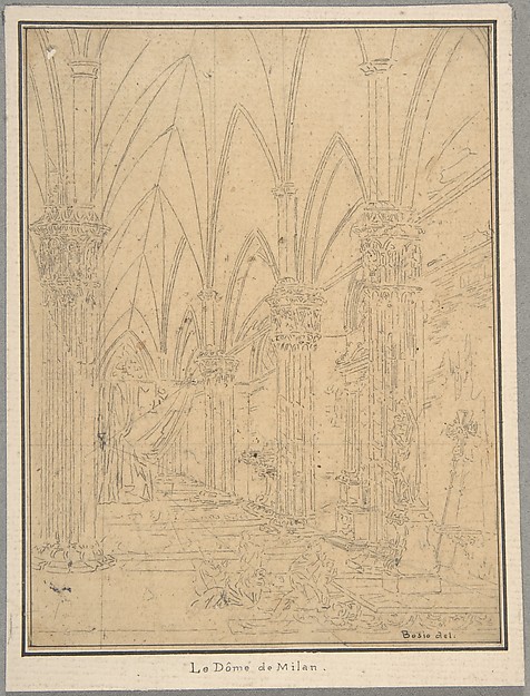 Perspective of a Church's Interior