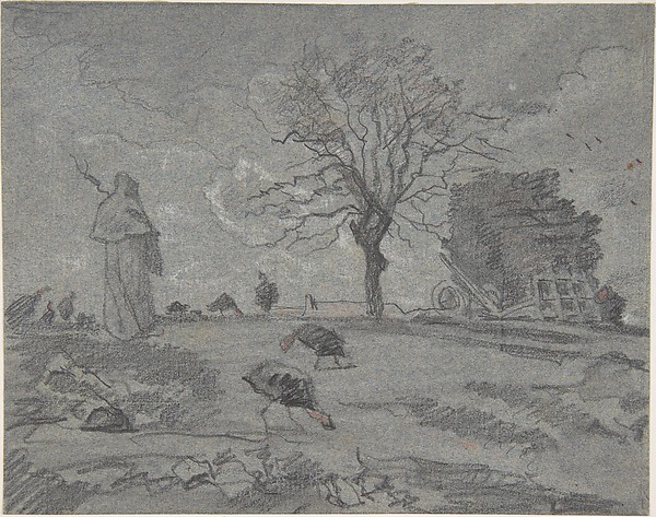 Copy of a painting entitled "L'Automne," by J.F. Millet
