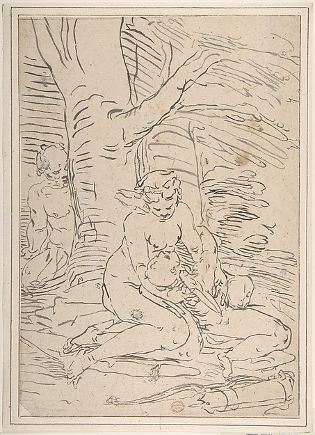Venus, Cupid and Satyr