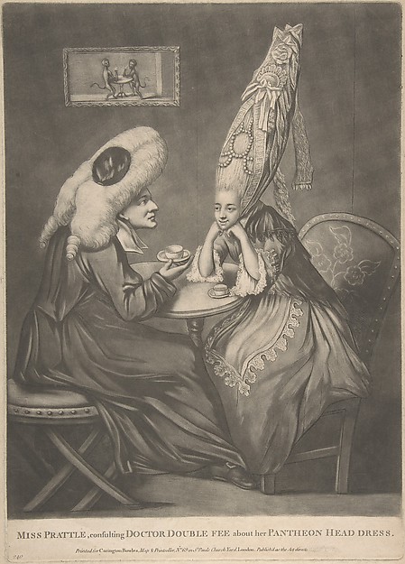 Miss Prattle Consulting Doctor Double Fee about her Pantheon Head Dress