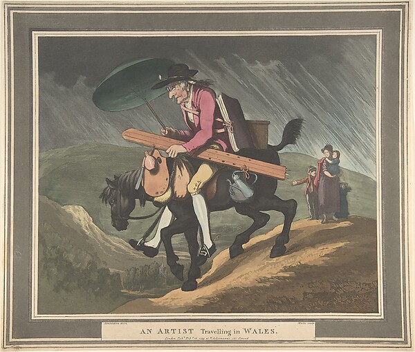 An Artist Travelling in Wales