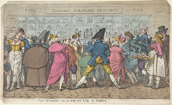 Les Musards de la Rue du Coq à Paris (Dawdlers of the Rue Coq, Paris)