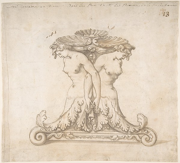 Drawing of a Fountain