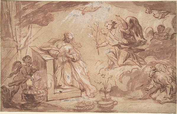 The Annunciation by Anonymous, French, 16th century
