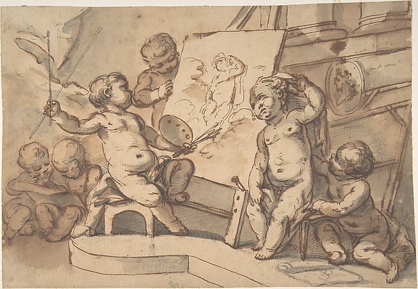 Allegory of Painting with Putti
