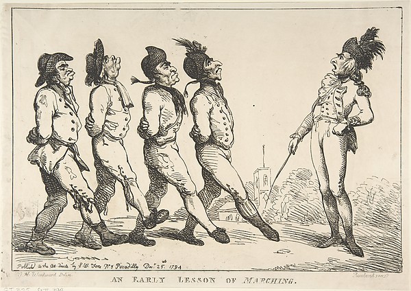 An Early Lesson of Marching