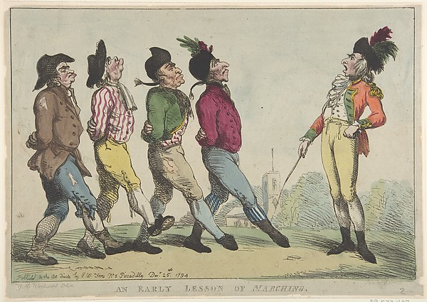 An Early Lesson of Marching