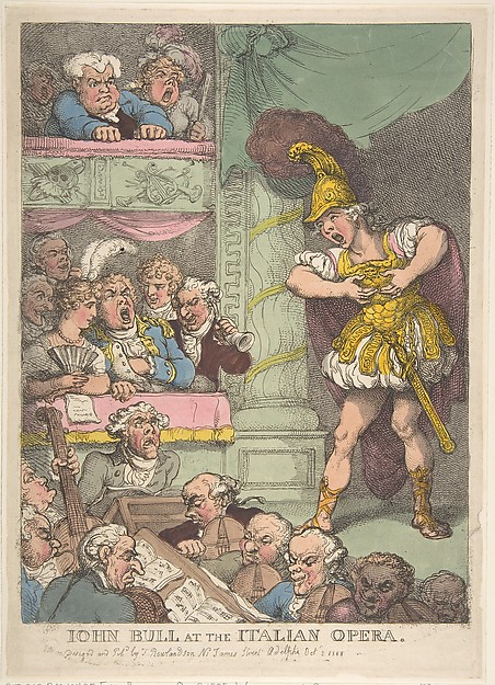 John Bull at the Italian Opera