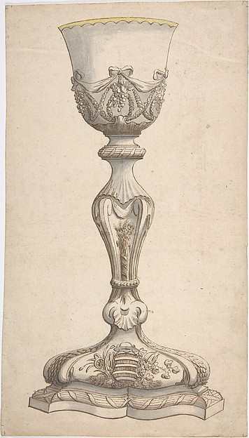 Design for Chalice with Arms of Jean-François Paul LeFevre de Caumartin, Bishop of Vannes