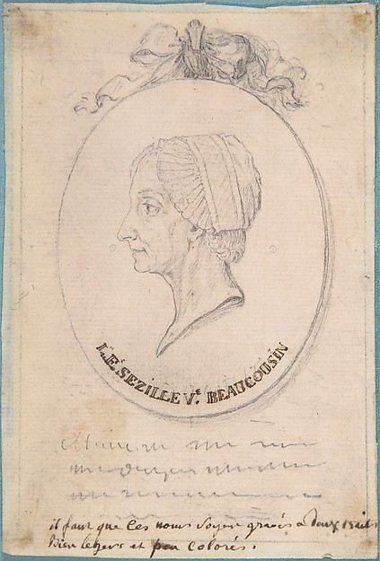 Portrait of L. F. Sezille, Widow of Beaucousin