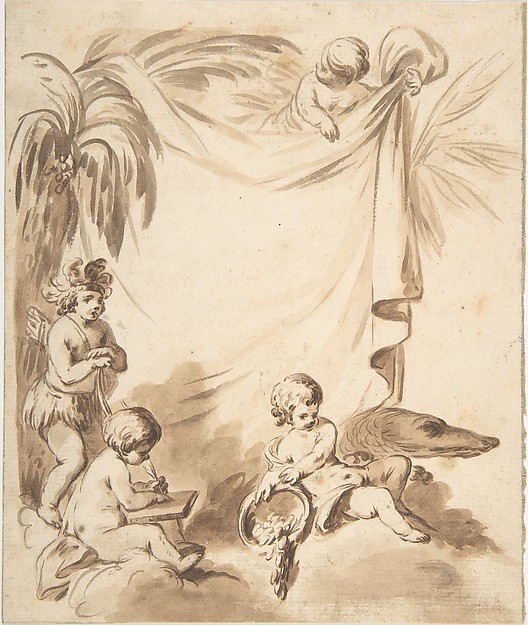 Allegories of America, Asia, and Europe