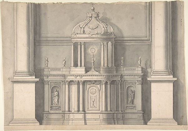 Design for a Tabernacle by Anonymous, French, 18th century