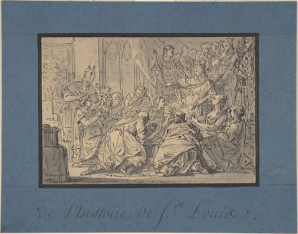 Drawing for a Book Illustration by Anonymous, French, 18th century, The Metropolitan Museum of Art