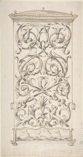 Design for Back of a Sedan Chair