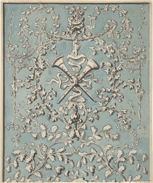 Design for Upright Decorative Panels by Anonymous, French, 18th century, The Metropolitan Museum of Art