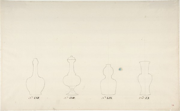 Design for Four Vases